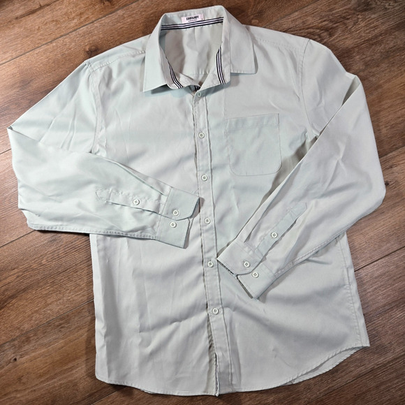 Coofandy Other - Coofandy Men Long Sleeve Button Down Shirt Medium Green Western Cowboy Casual